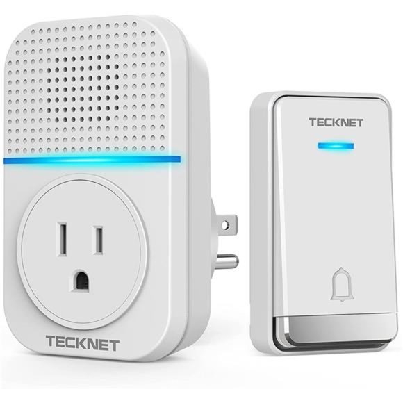 Self-Powered Wireless Doorbell, Waterproof Door Chime Kit, No Battery Required - Picture 1 of 6